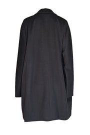 Marina Rinaldi - Black Wool Long Coat Sz 18