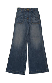 Ramy Brook - Medium Wash Wide Leg "Theodora" Jeans Sz 8