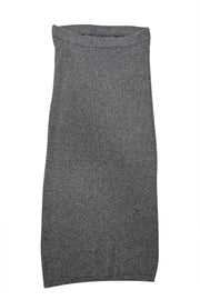 Alexander Wang - Grey Wool & Rabbit Hair Blend Maxi Skirt Sz L