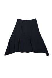 Marni - Black Pleated Waist Detail Skirt Sz 6