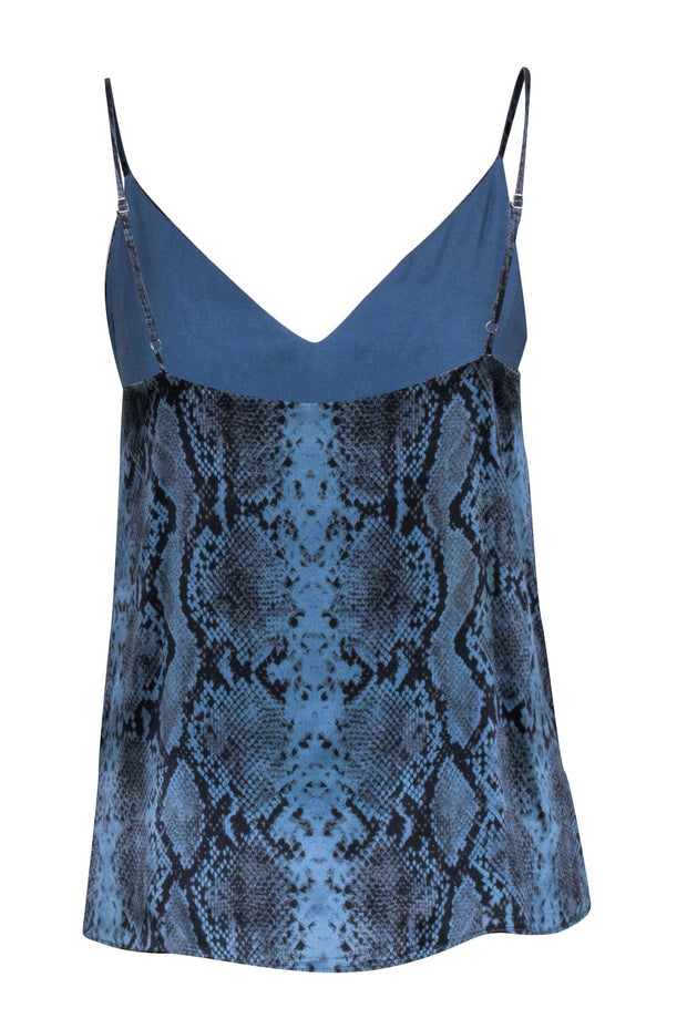 Current Boutique-Cami - Blue & Black Snake Skin Print Tank Sz XS