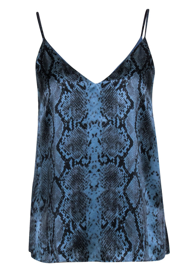 Current Boutique-Cami - Blue & Black Snake Skin Print Tank Sz XS