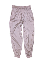 Current Boutique-Cami NYC - Blush Silk Blend Cargo Joggers Sz M