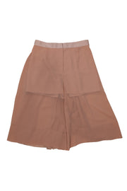 Current Boutique-Cedric Charlier -Light Pink Semi-Sheer Bermuda Shorts Sz 8