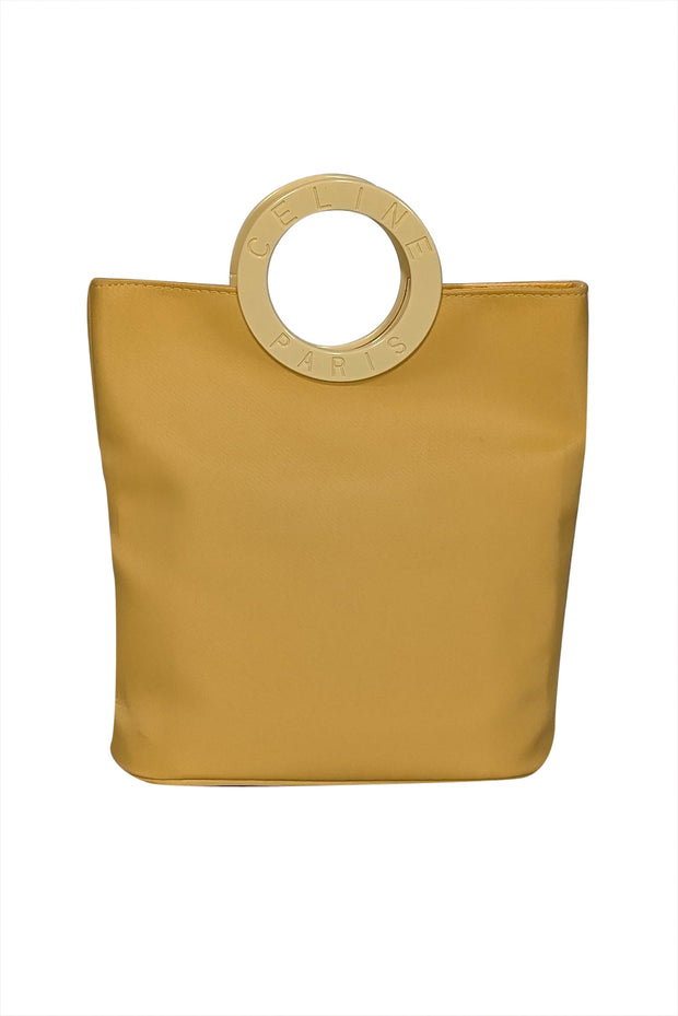 Current Boutique-Celine - Yellow "O" Ring Handle Mini Bag