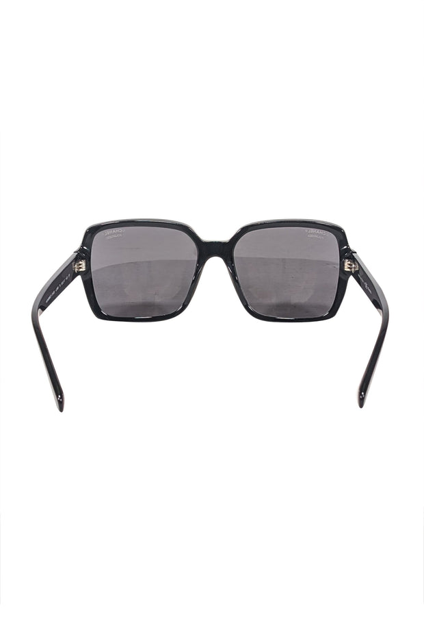 Current Boutique-Chanel - Black Square Polarized Sunglasses