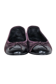 Current Boutique-Chanel - Burgundy Ballet Flats Sz 7.5