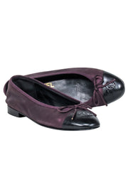 Current Boutique-Chanel - Burgundy Ballet Flats Sz 7.5