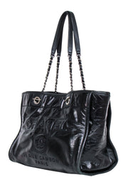 Current Boutique-Chanel - Deauville Tote Glazed Calfskin Leather