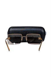 Current Boutique-Chanel - Gold Frameless Sunglasses