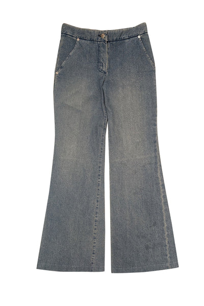 Current Boutique-Chloe - Light Wash Wide Leg Jeans Sz 2