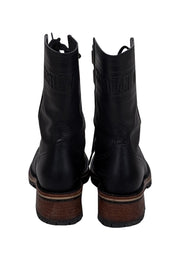 Current Boutique-Christian Dior - Black Calfskin Quest 35mm Short Boots Sz 8