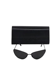 Current Boutique-Christian Dior - Black Metal Cat Eye Sunglasses