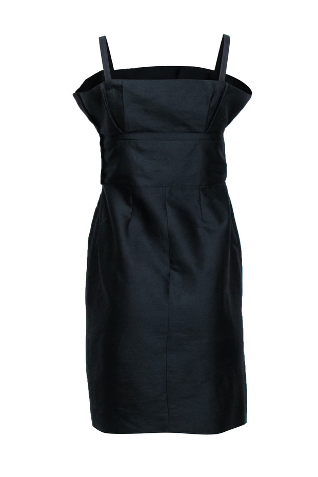 Current Boutique-Christian Dior - Black Structured Sleeveless Mini Dress Sz 6