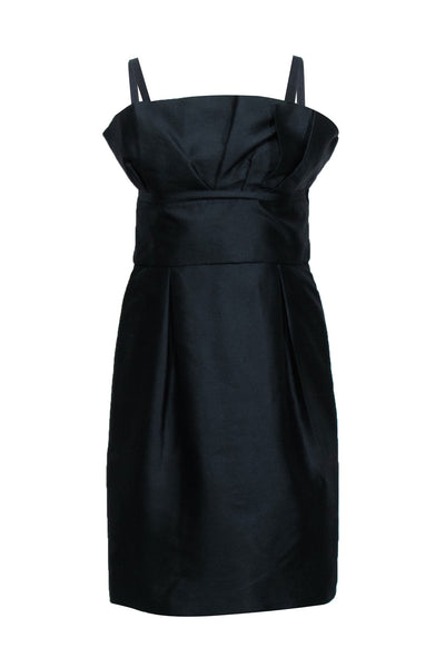 Current Boutique-Christian Dior - Black Structured Sleeveless Mini Dress Sz 6