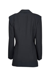 Current Boutique-Christian Dior - Black Three Button Blazer Sz 10