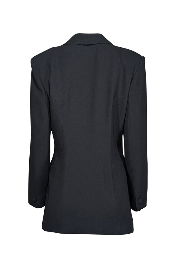 Current Boutique-Christian Dior - Black Three Button Blazer Sz 10