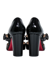 Current Boutique-Christian Louboutin - Black Patent Leather "Miss Kawa 85" Pumps Sz 8.5