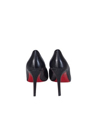 Current Boutique-Christian Louboutin - Black Rounded Toe "Simple Pump 85" Sz 8.5