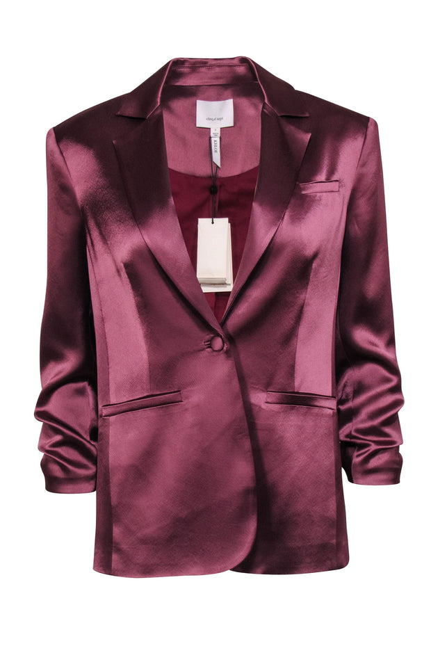 Current Boutique-Cinq a Sept - Smooth Satin "Khloe" Blazer Sz 0