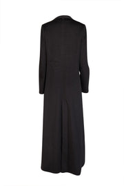 Current Boutique-Cinzia Rocca - Black Wool Long Coat Sz 8