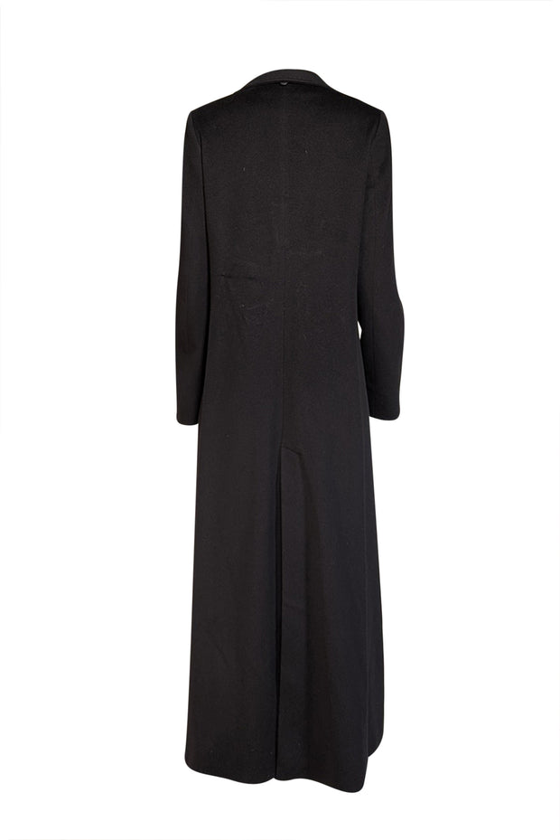 Current Boutique-Cinzia Rocca - Black Wool Long Coat Sz 8