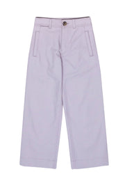 Current Boutique-Club Monaco - Lavender High Rise Cropped Twill Pants Sz 00