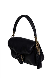 Current Boutique-Coach - Black Leather Pillow Tabby Mini Bag