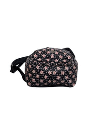 Current Boutique-Coach - Black w/ Pink Star Print Coated Canvas Mini Backpack