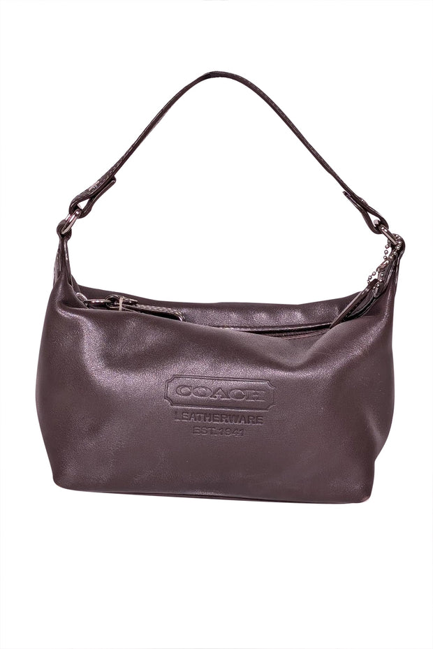 Current Boutique-Coach - Brown Leather Mini Bag