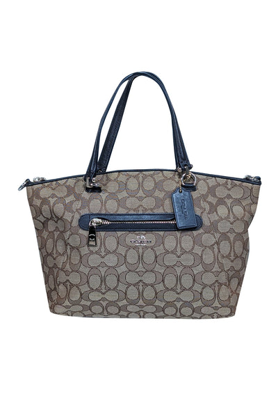 Current Boutique-Coach - Brown Monogram "Prairie Satchel" Canvas Handbag