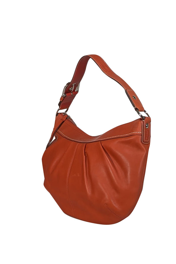 Current Boutique-Coach - Burnt Orange Leather Hobo Shoulder Bag