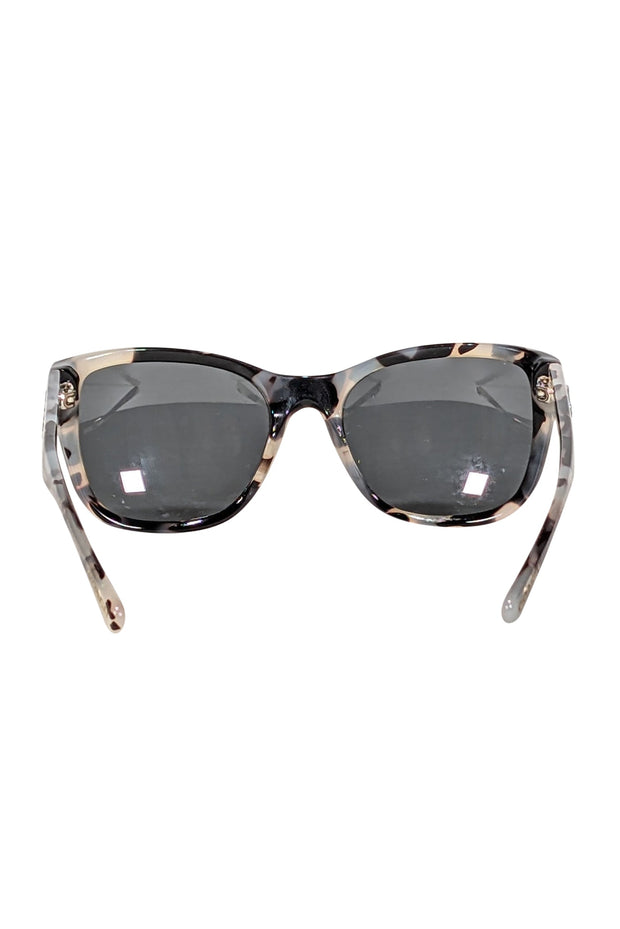 Current Boutique-Coach - Grey & Brown Translucent "Cookies & Cream" Tortoise Sunglasses