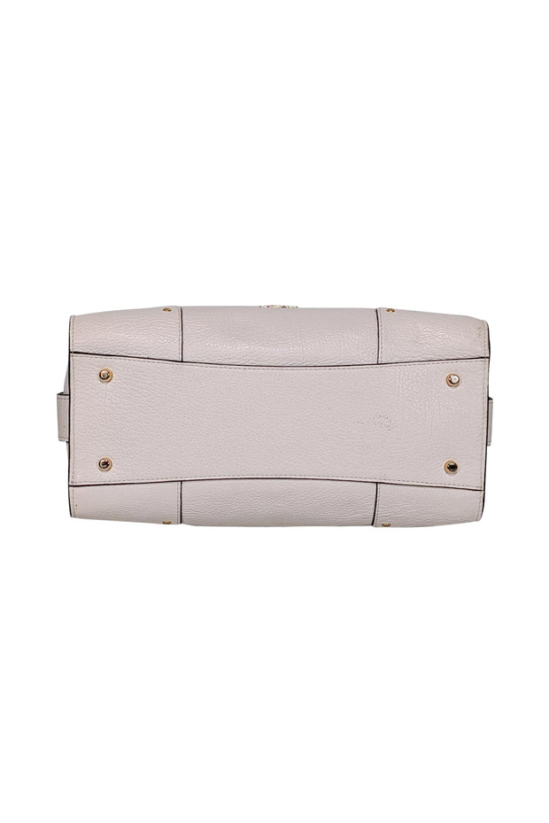 Current Boutique-Coach - Ivory Pebbled Leather Satchel Bag