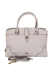 Current Boutique-Coach - Ivory Pebbled Leather Satchel Bag