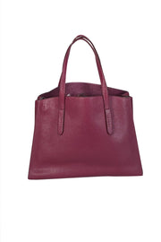 Current Boutique-Coach - Purple Pebbled Leather Shoulder Bag