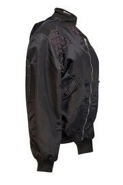 Current Boutique-Coperni - Black Cut Out Bomber Jacket Sz XS