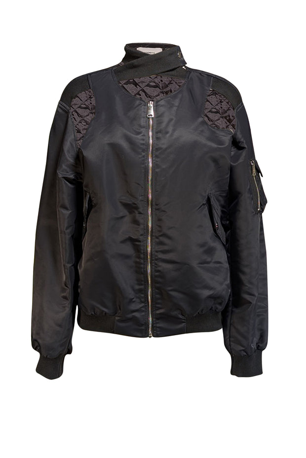 Current Boutique-Coperni - Black Cut Out Bomber Jacket Sz XS