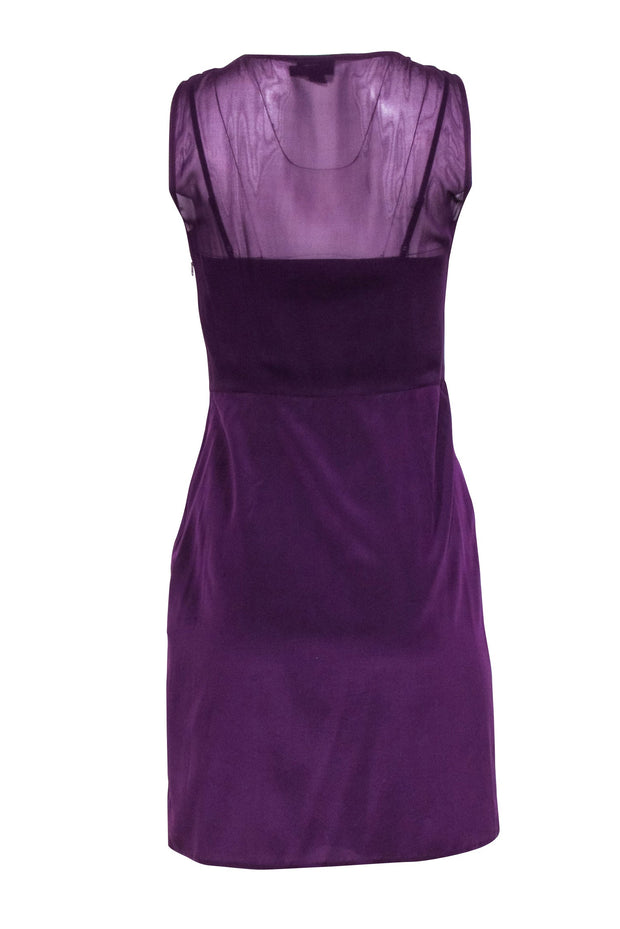 Current Boutique-DKNY - Purple Sleeveless Sequin Detail Dress Sz 2