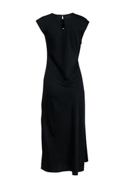 Current Boutique-Derek Lam - Black Midi Keyhole Front Formal Dress Sz 4