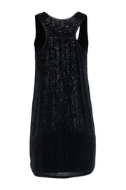 Current Boutique-Diane von Furstenberg - Black Beaded & Sequins Sleeveless Dress Sz 4