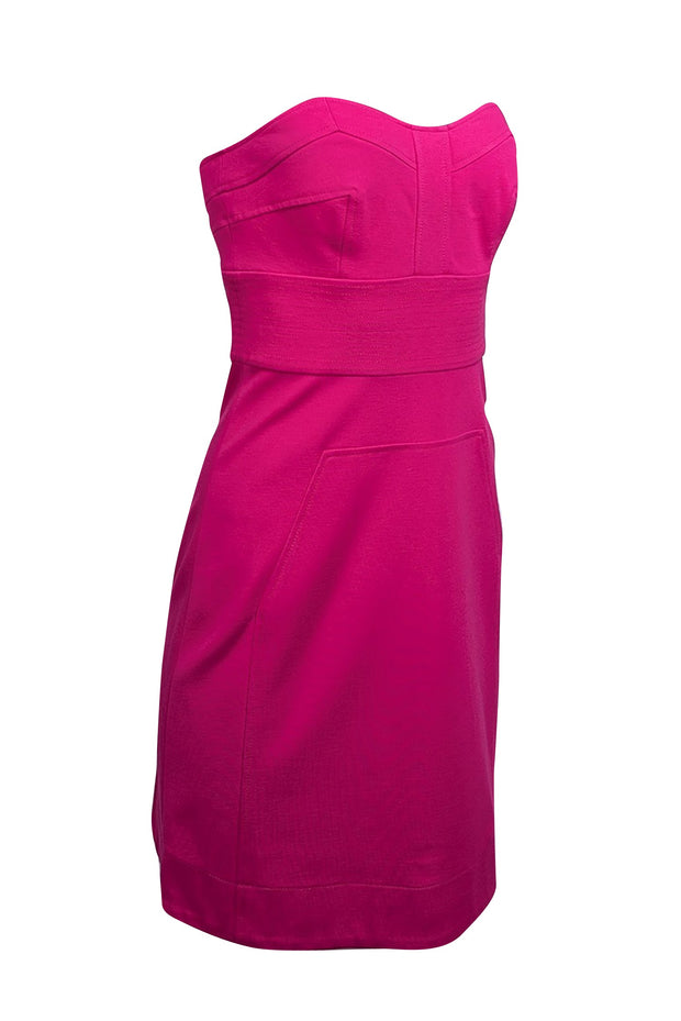 Current Boutique-Diane von Furstenberg - Magenta Mini Tube Dress Sz 6