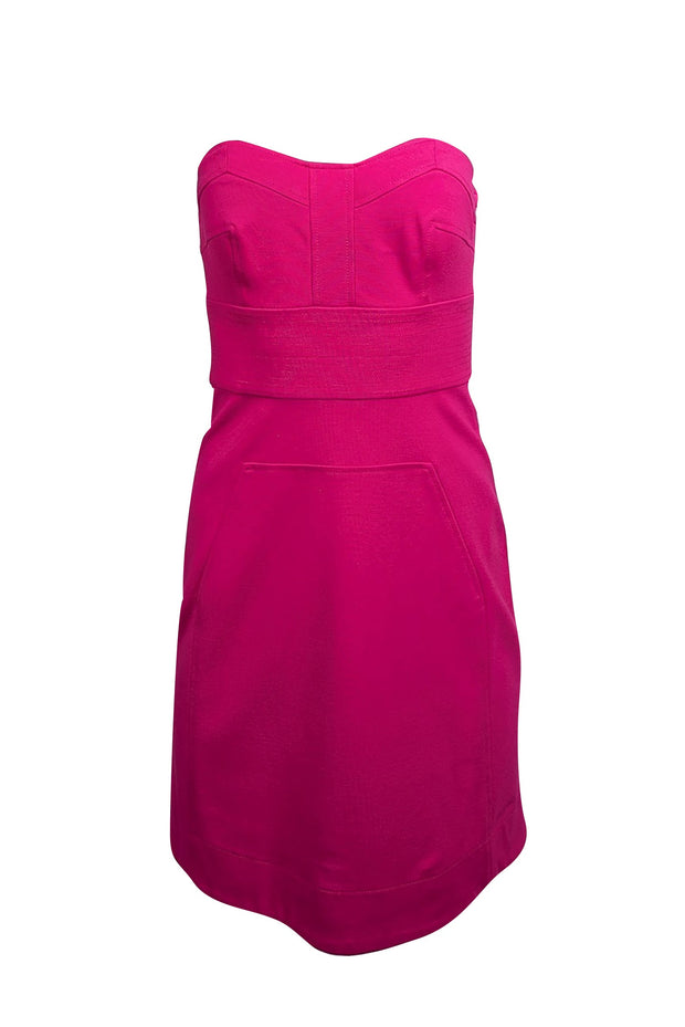 Current Boutique-Diane von Furstenberg - Magenta Mini Tube Dress Sz 6