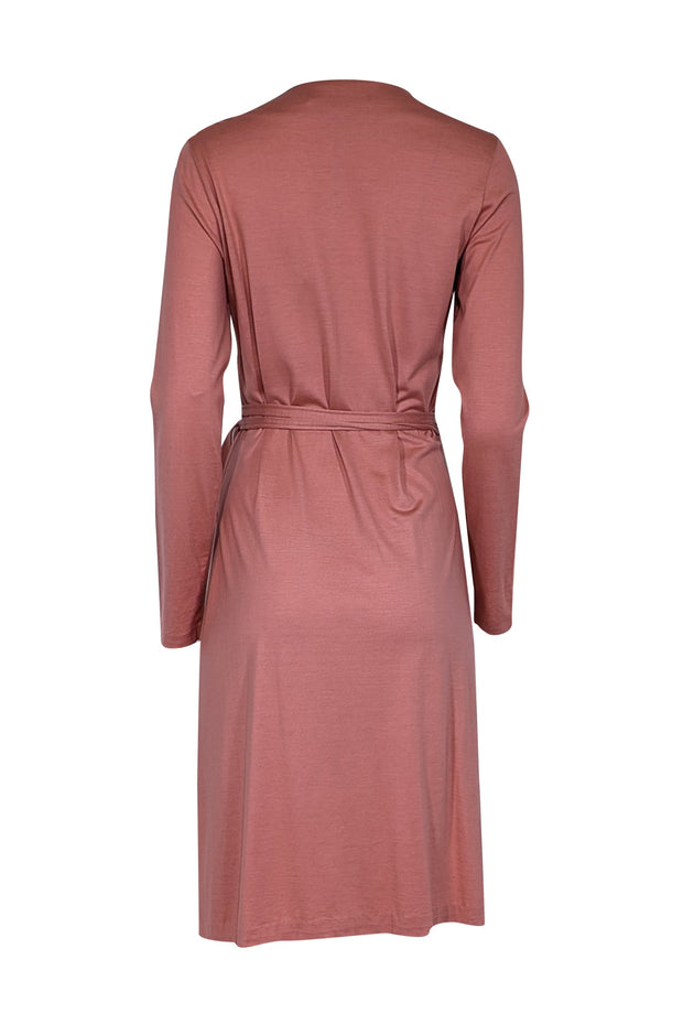 Current Boutique-Diane von Furstenberg - Sorbet Silk-Cotton Blend Wrap Dress Sz 8