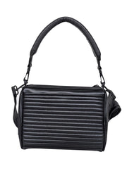 Current Boutique-Diesel - Black Leather Puff Shoulder Bag