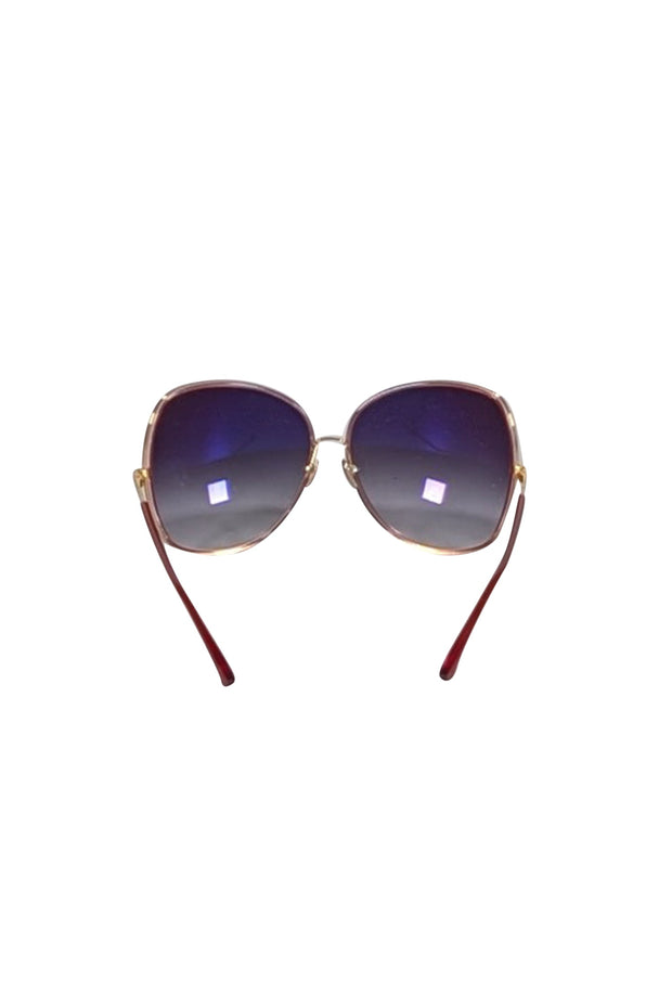 Current Boutique-Dita - Red " Bluebird Two" Large Sunglasses