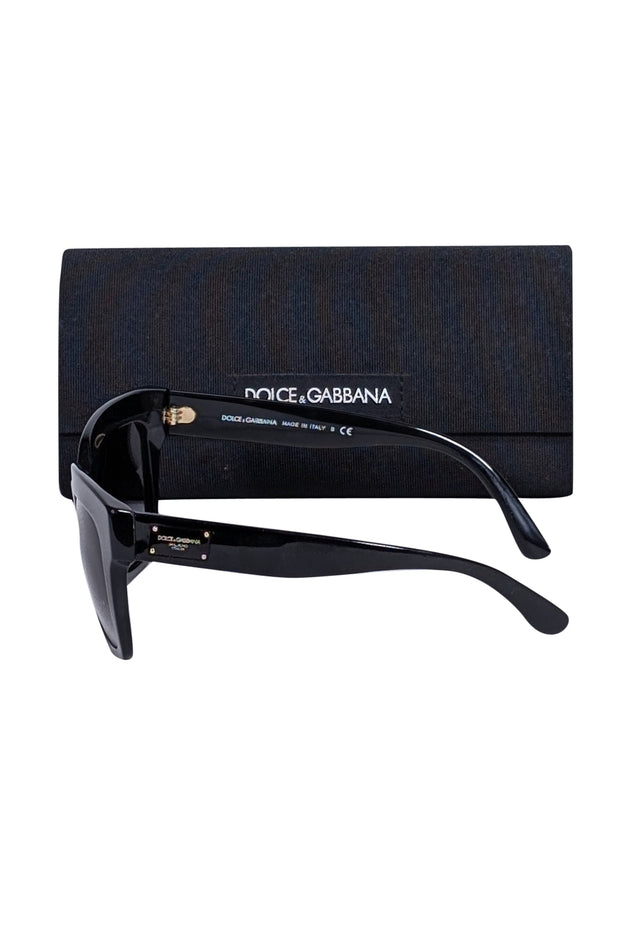 Current Boutique-Dolce & Gabbana - Black Large Square Sunglasses