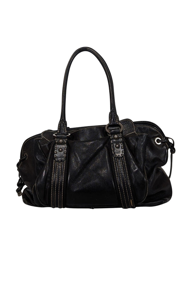 Current Boutique-Dolce & Gabbana - Black Leather "Miss Lug" Shoulder Bag