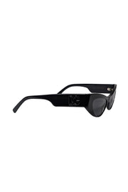 Current Boutique-Dolce & Gabbana - Black Slim Cat Eye Sunglasses