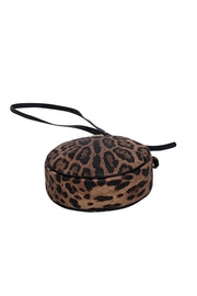 Current Boutique-Dolce & Gabbana - Tan & Black Leopard Print Round Crossbody Bag